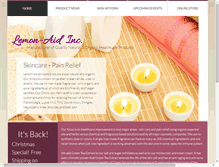 Tablet Screenshot of mylemon-aid.com